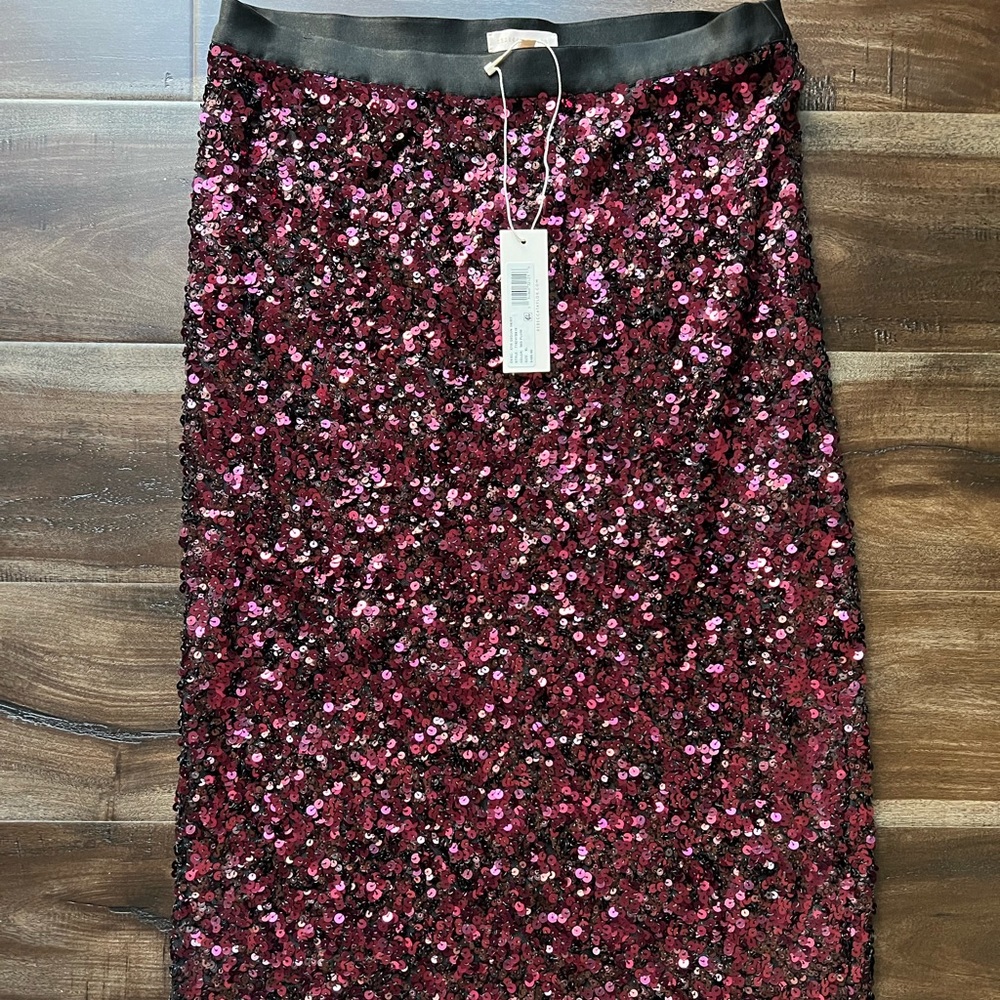 Rebecca Taylor Women’s STR Sequin Skirt. Size XL